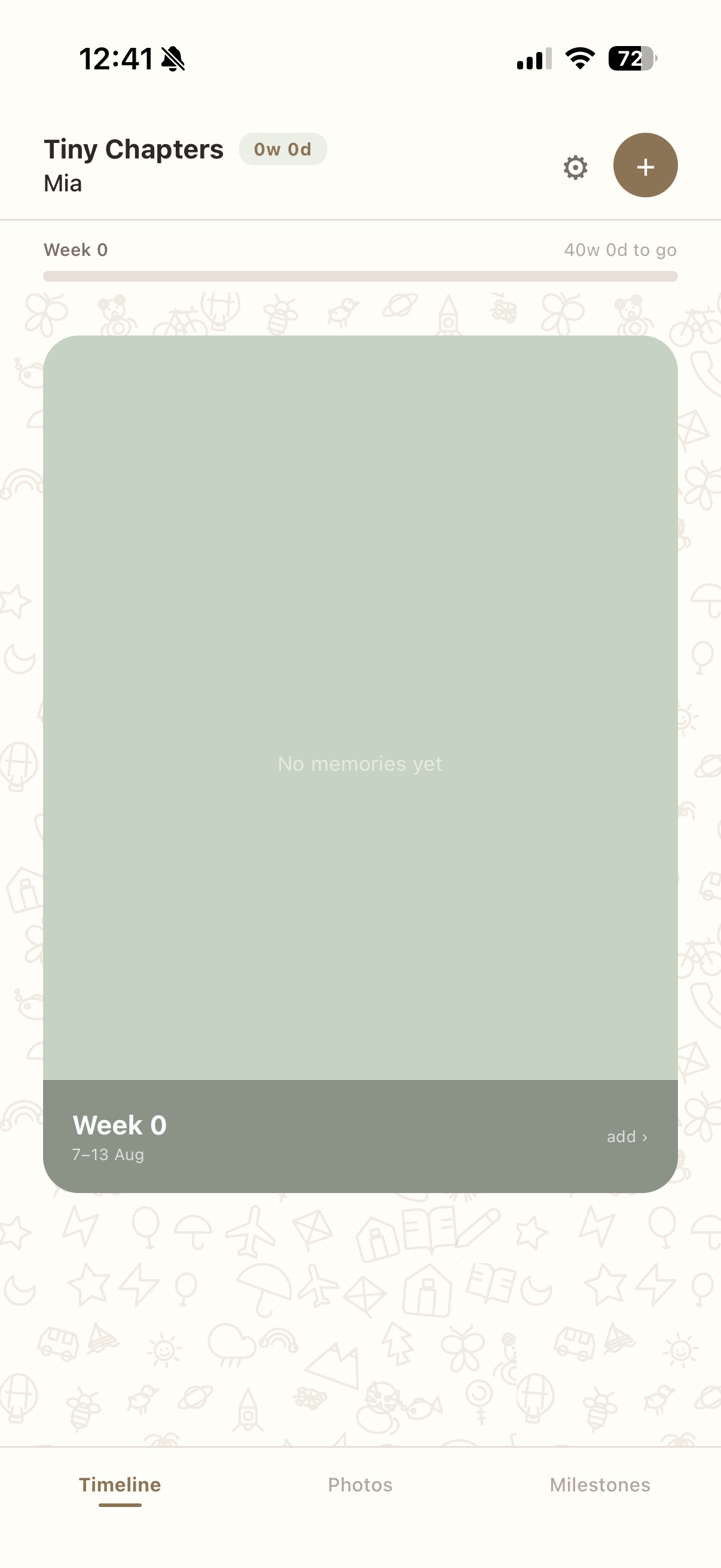Pregnancy week timeline